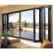 Woodwin Good Quality Thermal Break Aluminum Tempered Glass Folding Door